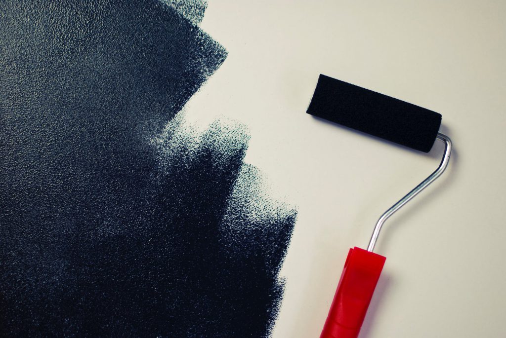 Painting the walls is good way to start redecorate your home on a budget